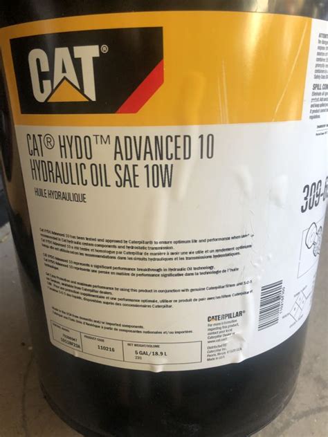 caterpillar hydraulic fluid to use for a cat skid steer|cat hydo hydraulic oil.